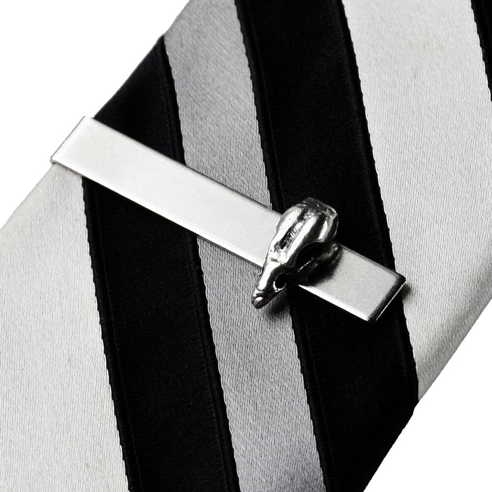 Bird Skull Tie Clip